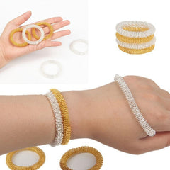 Acupuncture Bracelet Metal Massage Ring Health Care Tool