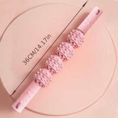 Hand Held Muscle Roller Stick for Pain Relief and Yoga Massage