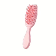 Long Handle Massage Shampoo Brush Silicone Comb