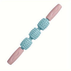 Handheld Massage Roller for Yoga Stretching Muscles Pink