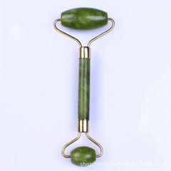 Jade Roller Massager Green Roller Scraping Board Set