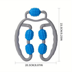 5 Wheel Trigger Point Arm Foam Roller Massage Tool