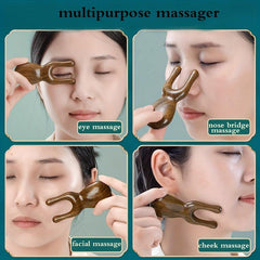 Sandalwood Eye Massage Stick - Natural Wooden Tool
