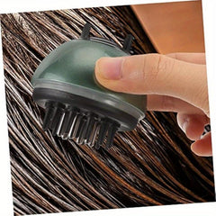Hair Teasing Brush Shampoo Dispenser Scalp Scrubber Root Comb Applicator