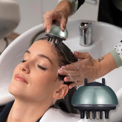 Hair Teasing Brush Shampoo Dispenser Scalp Scrubber Root Comb Applicator
