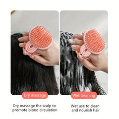 Soft Double Sided Hair Brush Massager for Adults