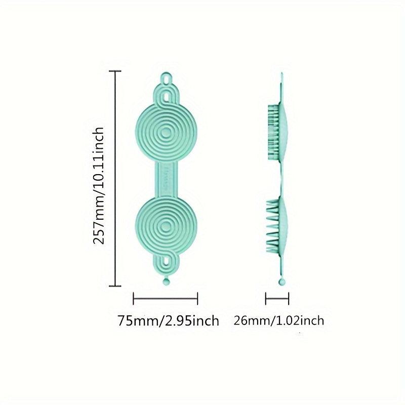 Soft Double Sided Hair Brush Massager for Adults