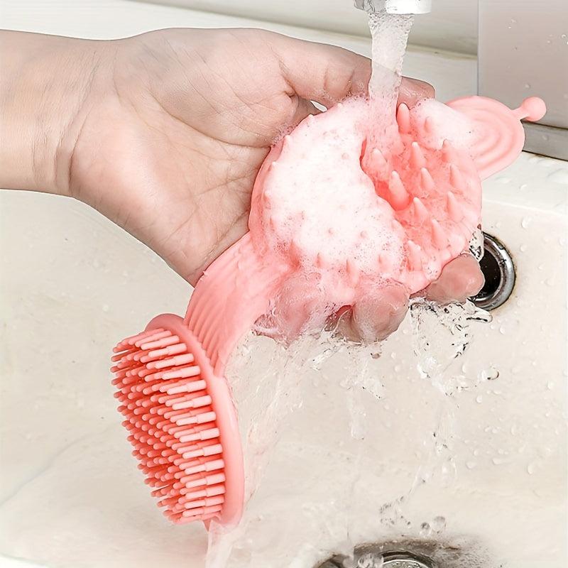 Soft Double Sided Hair Brush Massager for Adults