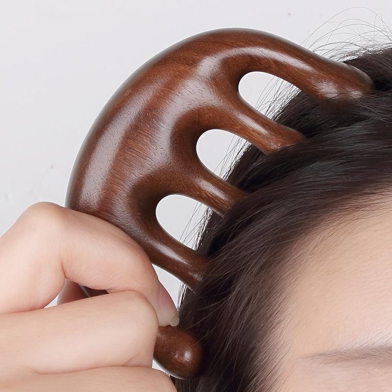 Resin Massage Comb for Head Scalp Relaxation Acupoint Massage Tool