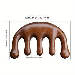 Resin Massage Comb for Head Scalp Relaxation Acupoint Massage Tool