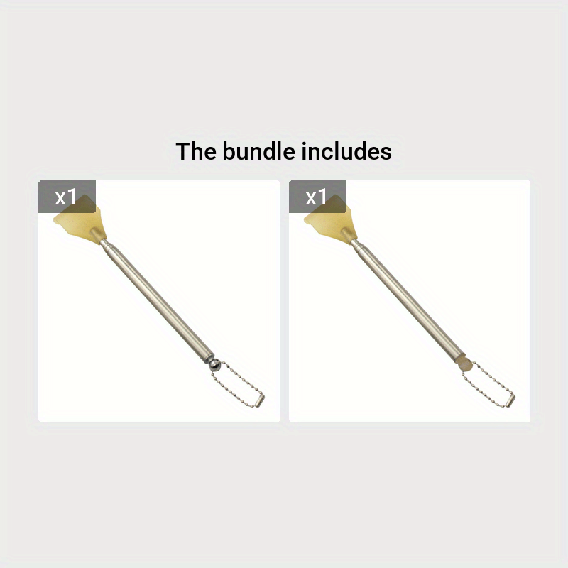 1pc Extendable Back Scratcher Stainless Steel Telescopic Claw Massager