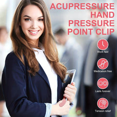 Acupressure Hand Massage Clip for Migraine Relief