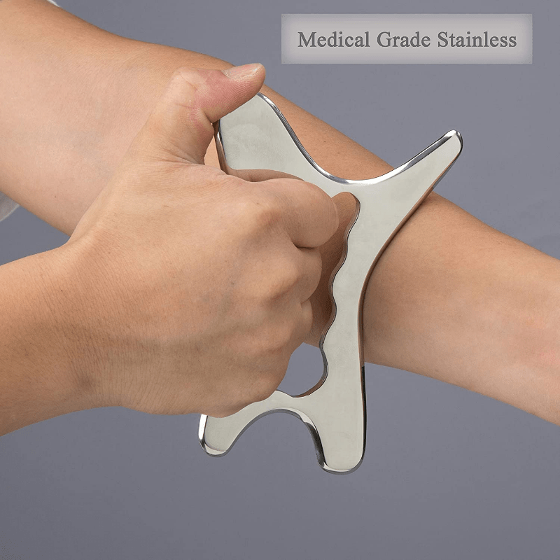 Fascial Knives Physiotherapy Massager IASTM Tool Stainless Steel Gua Sha Plate