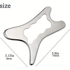Fascial Knives Physiotherapy Massager IASTM Tool Stainless Steel Gua Sha Plate