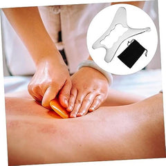 Stainless Steel Scraping Board Massage Roller Facial Spatula