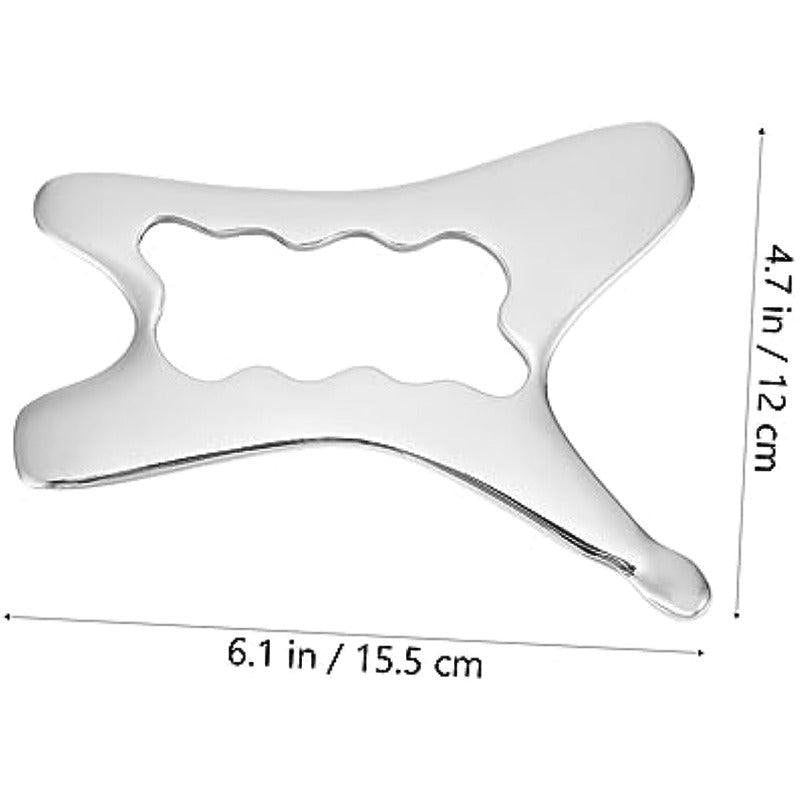 Stainless Steel Scraping Board Massage Roller Facial Spatula