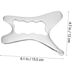 Stainless Steel Scraping Board Massage Roller Facial Spatula