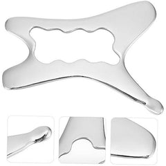 Stainless Steel Scraping Board Massage Roller Facial Spatula