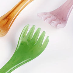 Resin Beeswax Head Massage Comb Chinese Scraping Stick