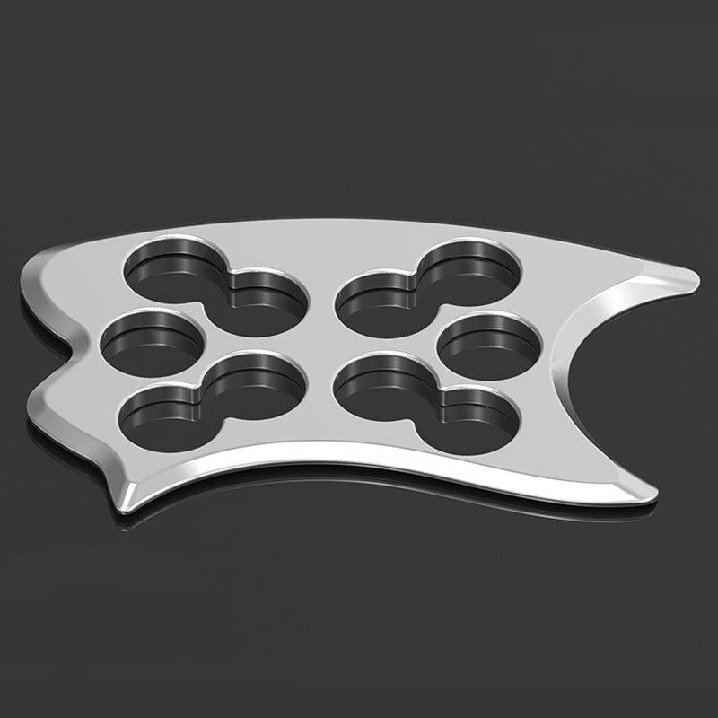 Stainless Steel Scraping Massage Tool 10 Holes Physcial Massager