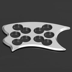 Stainless Steel Scraping Massage Tool 10 Holes Physcial Massager