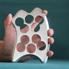 Stainless Steel Scraping Massage Tool 10 Holes Physcial Massager