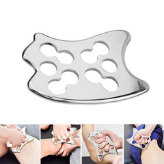 Stainless Steel Scraping Massage Tool 10 Holes Physcial Massager