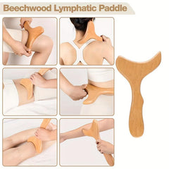 Gua Sha Scraping Board Wooden Muscle Relaxation Massage Tool