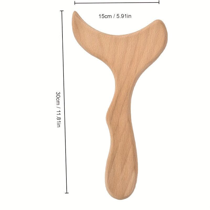 Gua Sha Scraping Board Wooden Muscle Relaxation Massage Tool