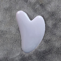 Heart Shaped Gua Sha Board Resin Massager Beeswax Scraper Skin Care Tool