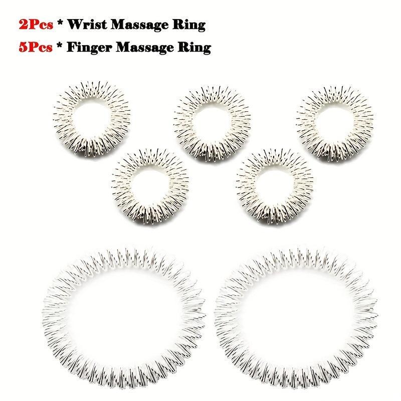 Acupoint & Wrist Massage Rings Pain Therapy Finger Circulation