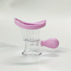Portable Eye Washer Cup Manual Air Pressure Silicon Cleaning Tool