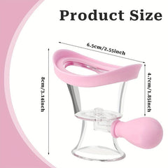 Portable Eye Washer Cup Manual Air Pressure Silicon Cleaning Tool