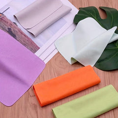 5 Pack Soft Chamois Cleaning Cloths for Glasses Phones