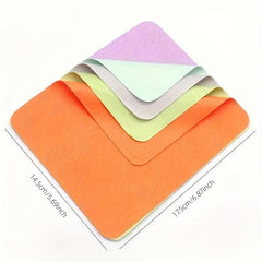 5 Pack Soft Chamois Cleaning Cloths for Glasses Phones