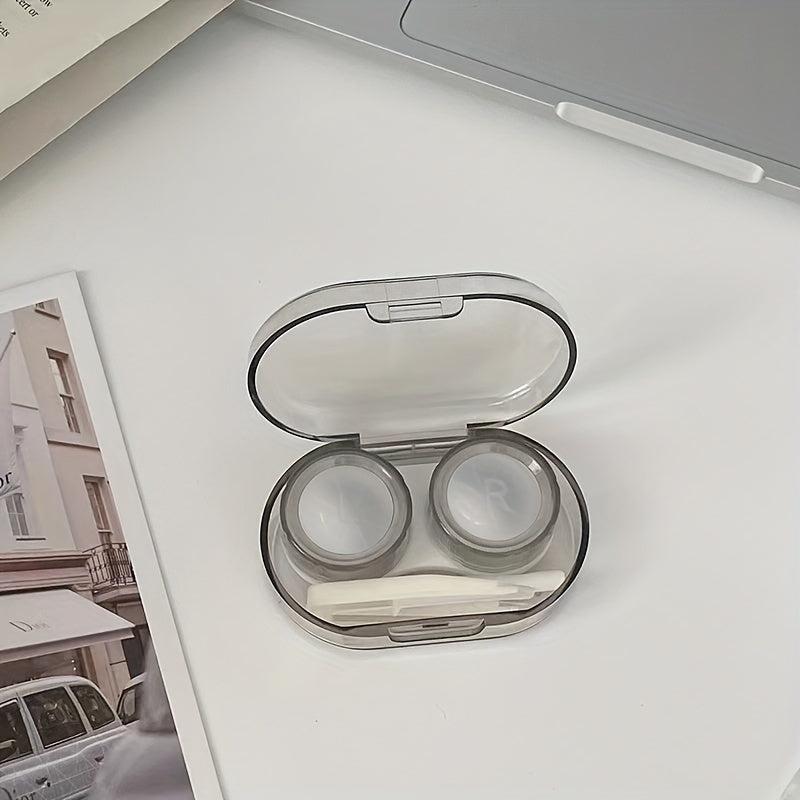 Lens Box Portable Transparent Lens Care Box