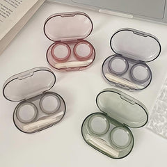 Lens Box Portable Transparent Lens Care Box