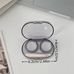 Lens Box Portable Transparent Lens Care Box
