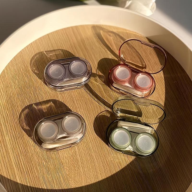 Lens Box Portable Transparent Lens Care Box
