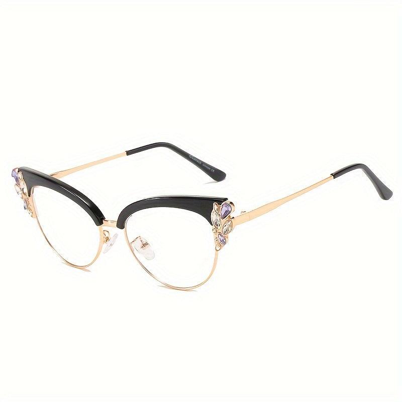 Anti Light Funky Cat Eye Glasses for Dance Party