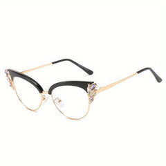 Anti Light Funky Cat Eye Glasses for Dance Party