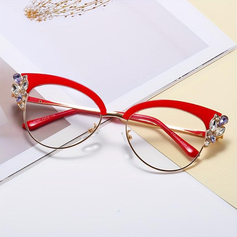 Anti Light Funky Cat Eye Glasses for Dance Party