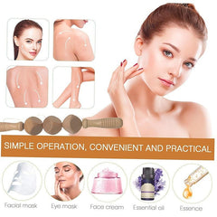 Wooden Trigger Point Massager Stick Roller for Whole Body Massage