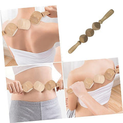 Wooden Trigger Point Massager Stick Roller for Whole Body Massage