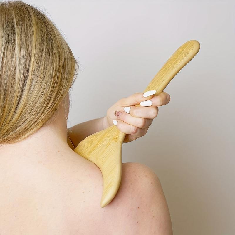 Wood Massage Tool for Stress Relief & Tension Release