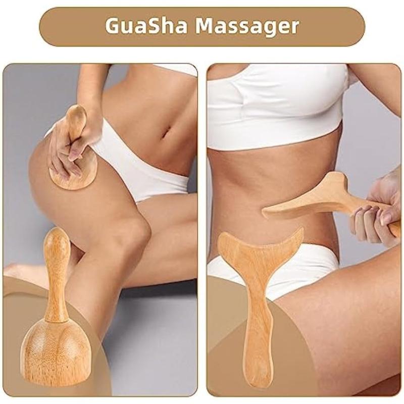 Wooden Massage Tools Set for Full Body Muscle Massage