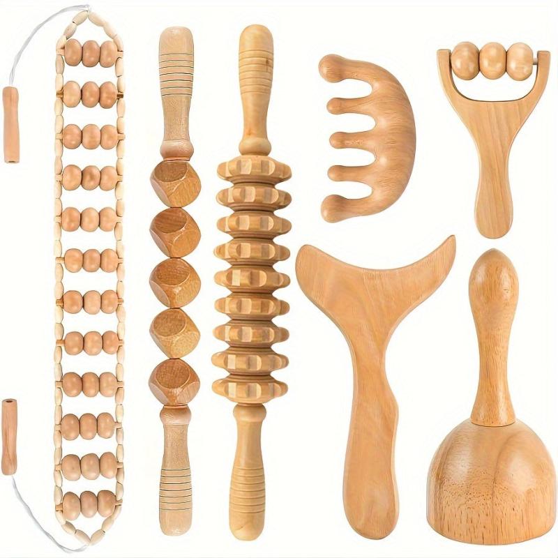 Wooden Massage Tools Set for Full Body Muscle Massage