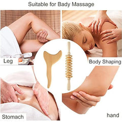 3pcs Wooden Massage Tools for Full Body Shaping Massage
