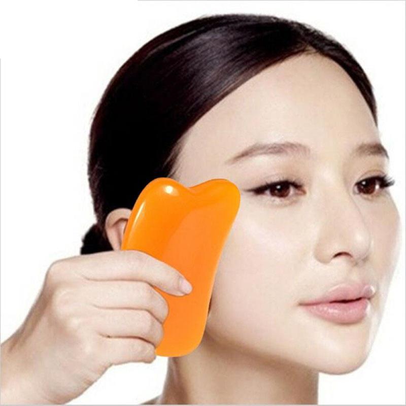 Resin Scraping Board Facial Massager Neck Body Scraping SPA Beauty Tool