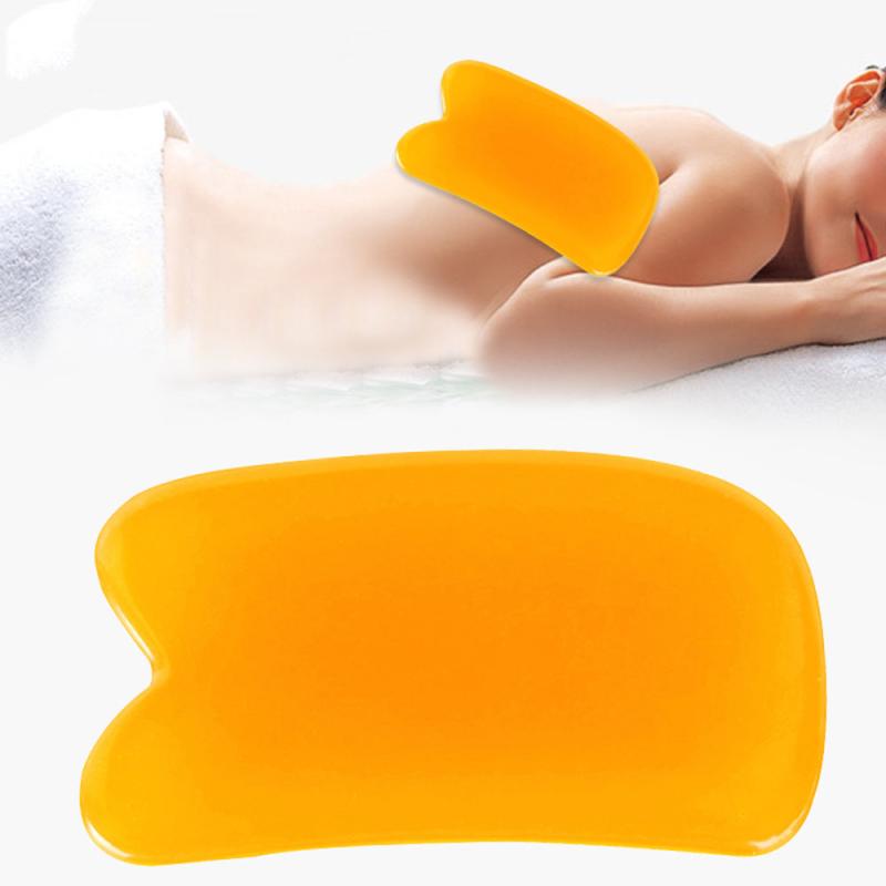 Resin Scraping Board Facial Massager Neck Body Scraping SPA Beauty Tool